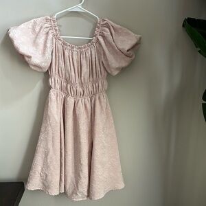 Juniors or Teen Baby Pink Dress